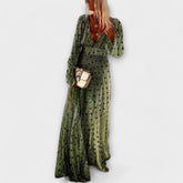 Elegant Polka Dot Dress